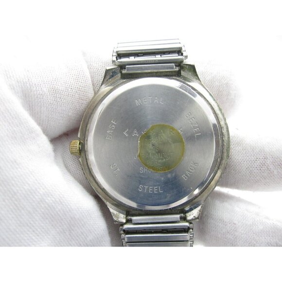 Men Caesars Date Quartz WR Analog 38mm Round Watch (H610) "New Battery" - Picture 3 of 10